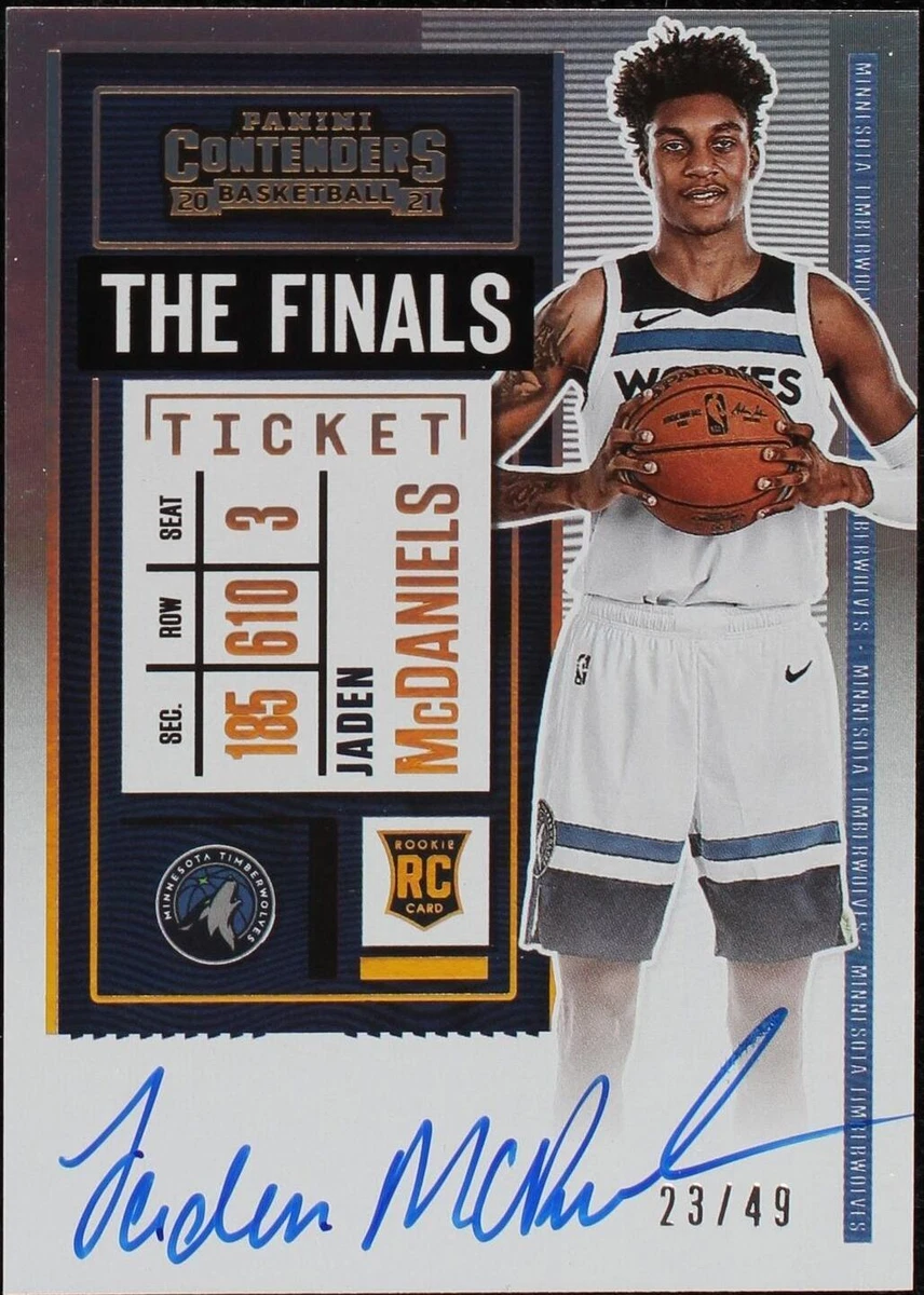 Panini Contenders Jaden McDaniels 2020-21 #144 for sale | eBay