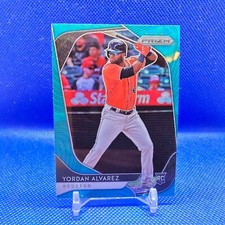 2020 Panini Prizm Tier II Teal Wave Prizm Yordan Alvarez #181 Rookie RC
