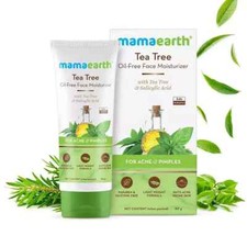 Mamaearth Tea Tree Oil-Free Moisturizer For Face For Acne & Pimples 80g