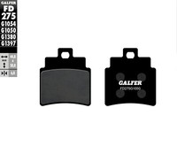 BremsbeläGe Galfer FD275G1050 Semi-Metall Scooter Vorne 6,8Mm FüR Daelim S3