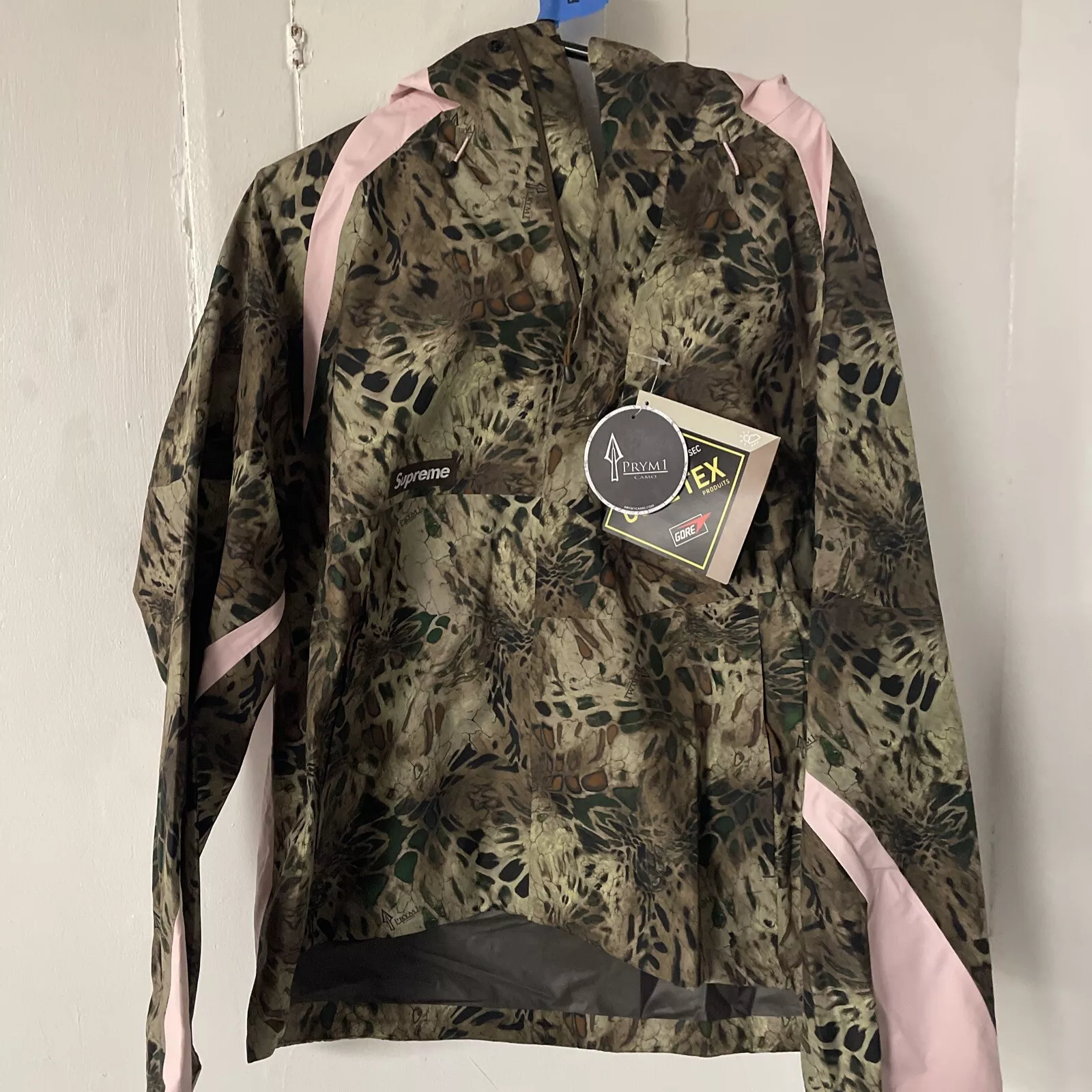 Veste Supreme Gore Tex Paclite marron PRYM1 camouflage neuve taille L