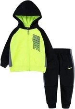 Nike Toddler Boys Colorblock Therma-FIT Hoodie and Pants 2 Piece Set 2T
