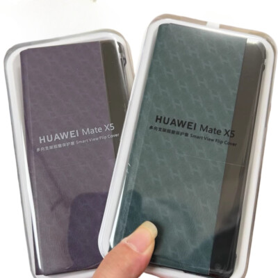 Original Luxury PU Leather Smart View Flip Case Cover For HUAWEI Mate X5
