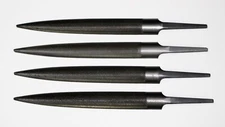 CORRADI Precision Files, Halfround, 4", set of 4