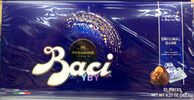Perugina Baci Original Dark Chocolate Pralines with Hazelnuts 21