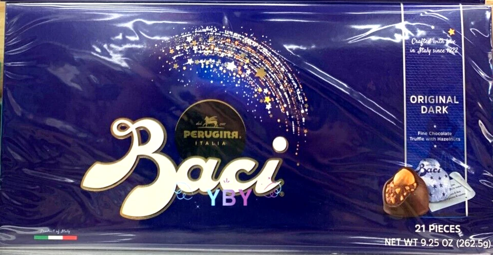 2 x Perugina Baci Original Dark Chocolate Praline with Hazelnuts 21ct Each= 42ct - Image 2 of 3