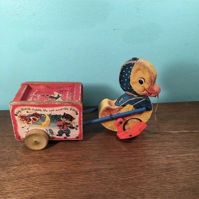 fisher price mother goose pull toy