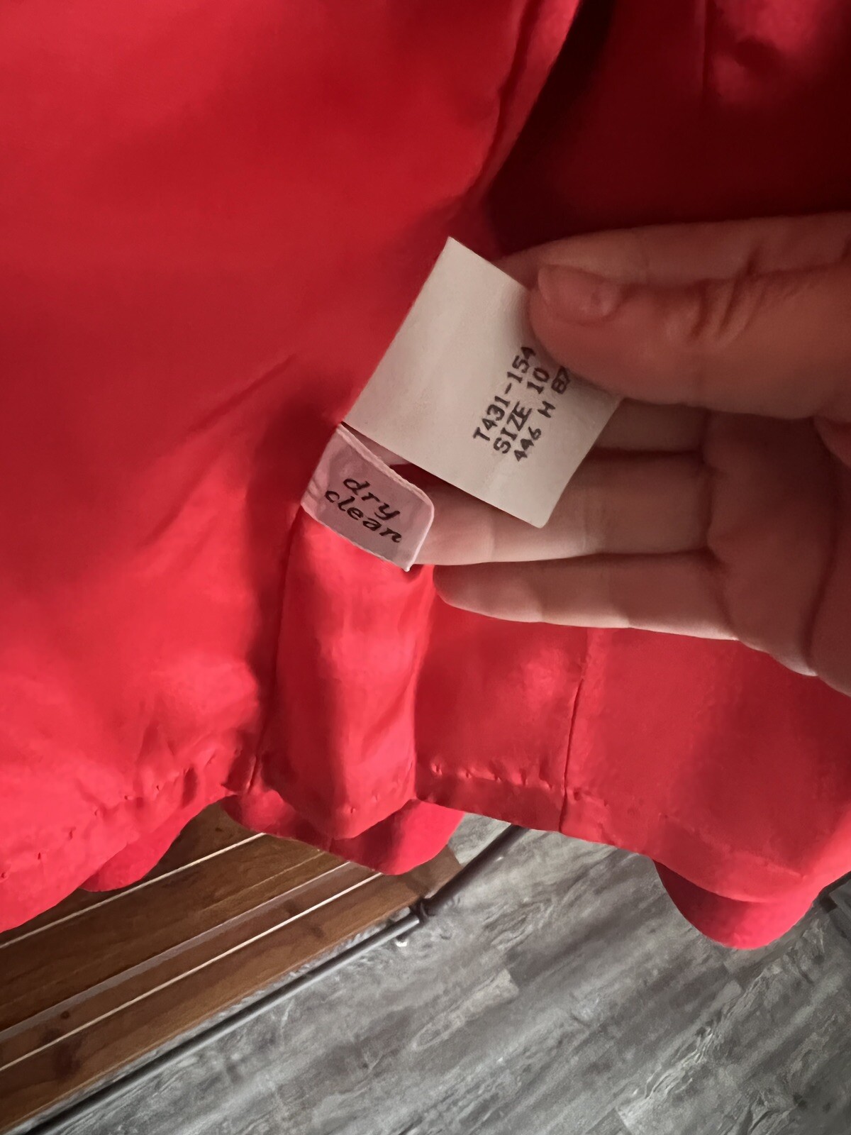 Gorgeous Vintage Wool Pendleton Red Blazer Gold B… - image 5