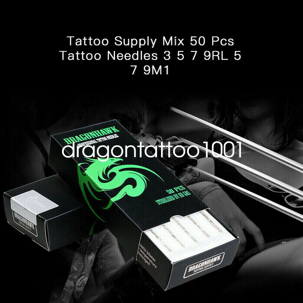 Dragonhawk Tattoo Kit Motor Rotary Machine Power Supply OCTOPUS Ink