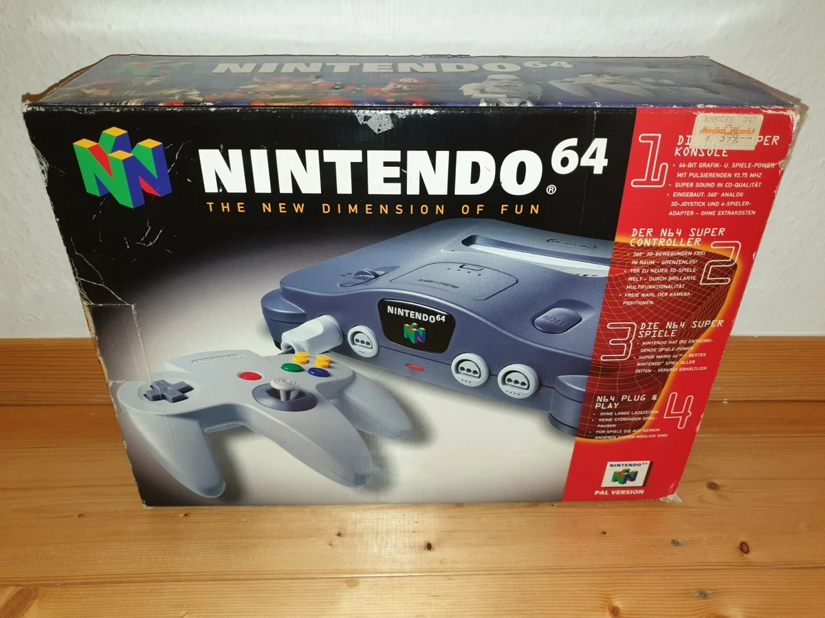 ## Nintendo 64/N64 Console IN Original Packaging - Without Inlay ##