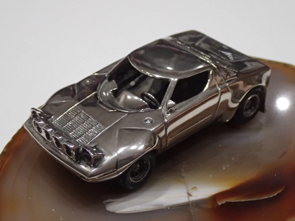 LANCIA STRATOS MICHELE CONTI IN ARGENTO EDIZIONE LIMITATA SCALA 1:43 (S) - Immagine 2 di 4