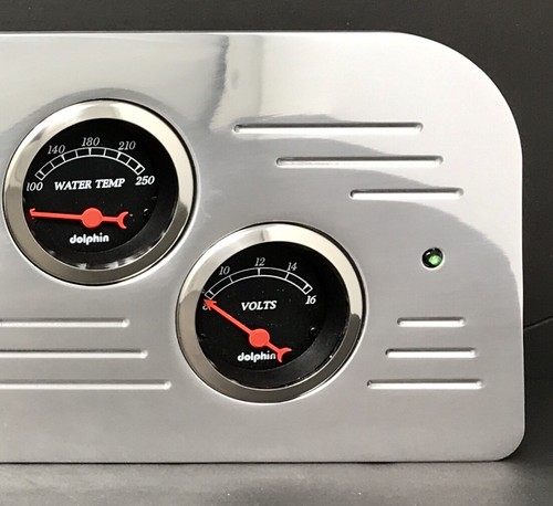 1961 GMC 6 Gauge Dash Panel Insert Mechanical Black - Foto 5 di 9