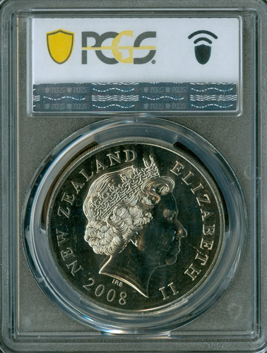 2008 NEW ZEALAND $5 HAMILTON’s FROG PCGS MS64 ONLY 3,000 MINTED RARE . - Picture 2 of 2