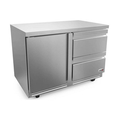 Fagor Refrigeration FUR-48-D2-N 48'' Undercounter Fridge, 1 Door & 2 Drawers, ...
