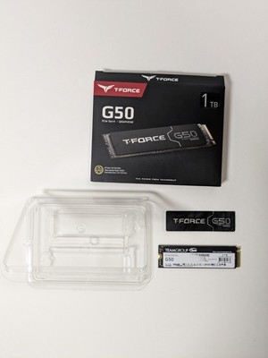 Team Group T-FORCE G50 M.2 2280 1TB PCIe 4.0 x4 with NVMe 1.4 TLC Internal SSD