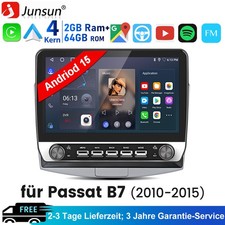 10.1 Für VW Passat B7 2010-2015 Android15 Autoradio Carplay GPS Navi WIFI BT FM
