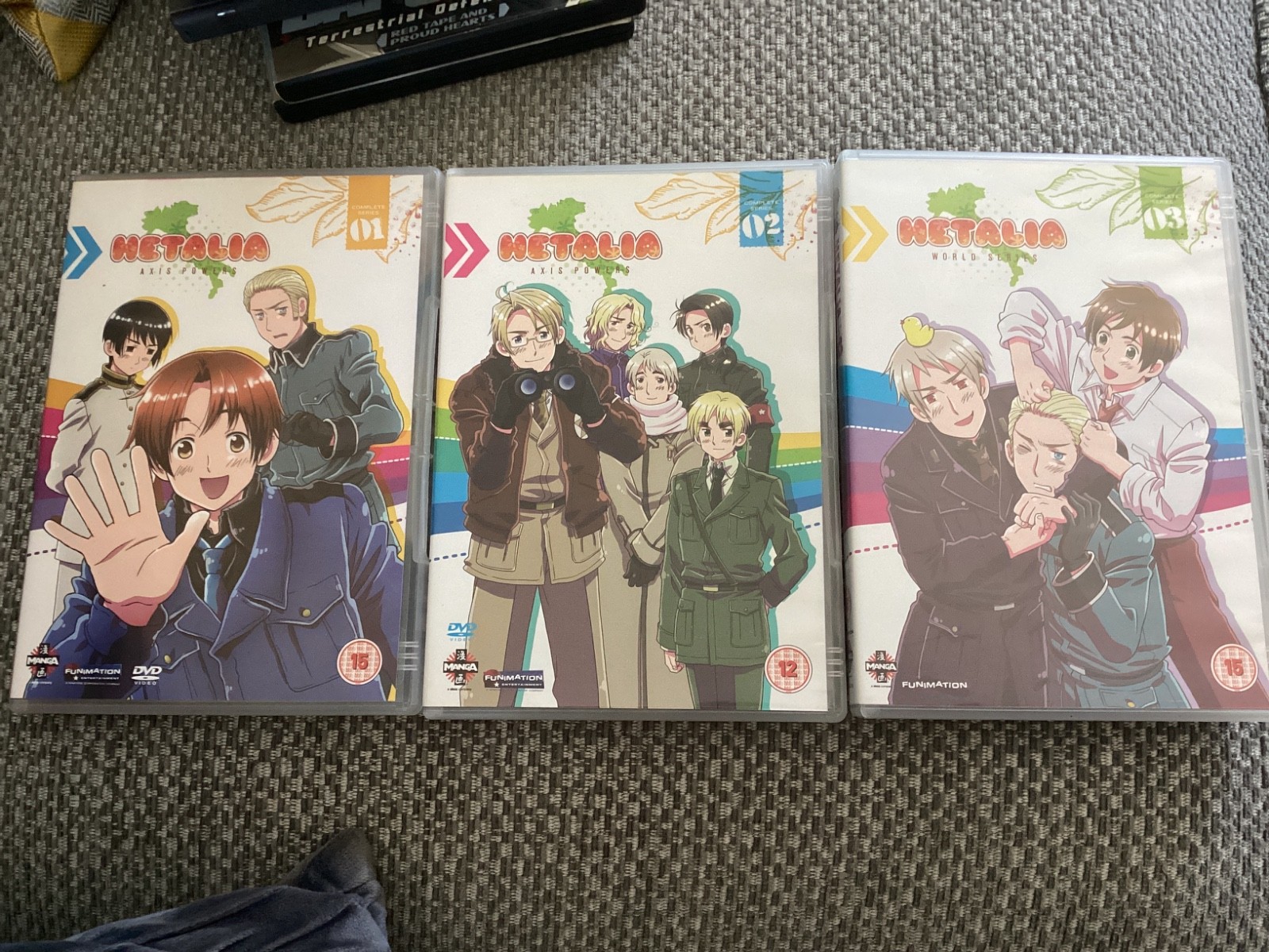 Hetalia 1,2,3 dvd ( my ref g)