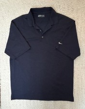 Nike Golf FIT DRY Men's Moisture Wicking Short Sleeve Polo Shirt Navy Size L