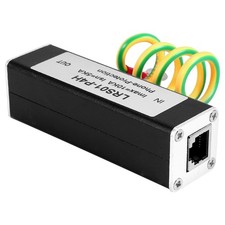 2X(Telephone Fax Protector Thunder Arrestor RJ11 Kl01-P4H Black RJ11 ADSL X4O8)