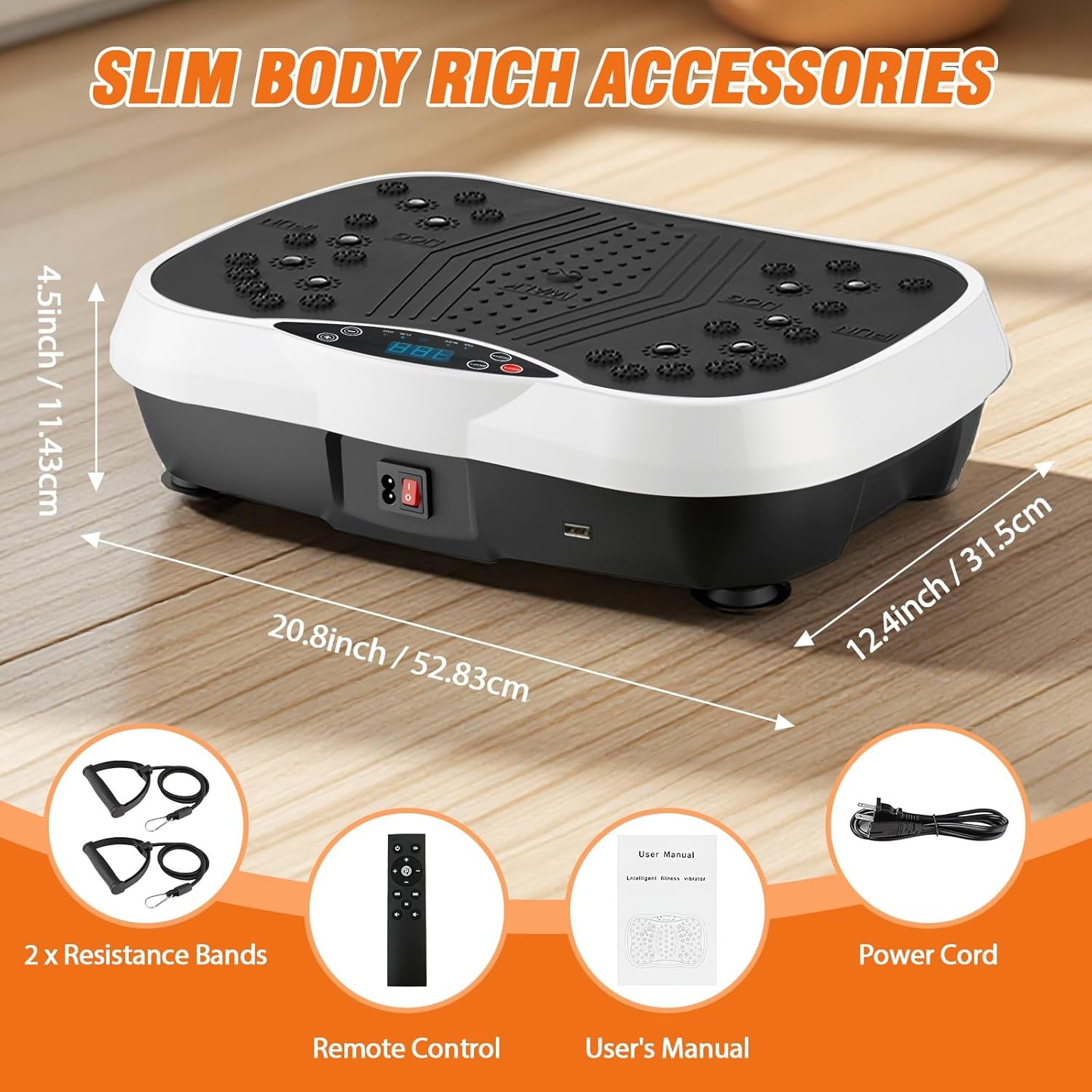 NEW Vibration Platform Exercise Machine Whole Body Workout Vibrate Plate Fitness