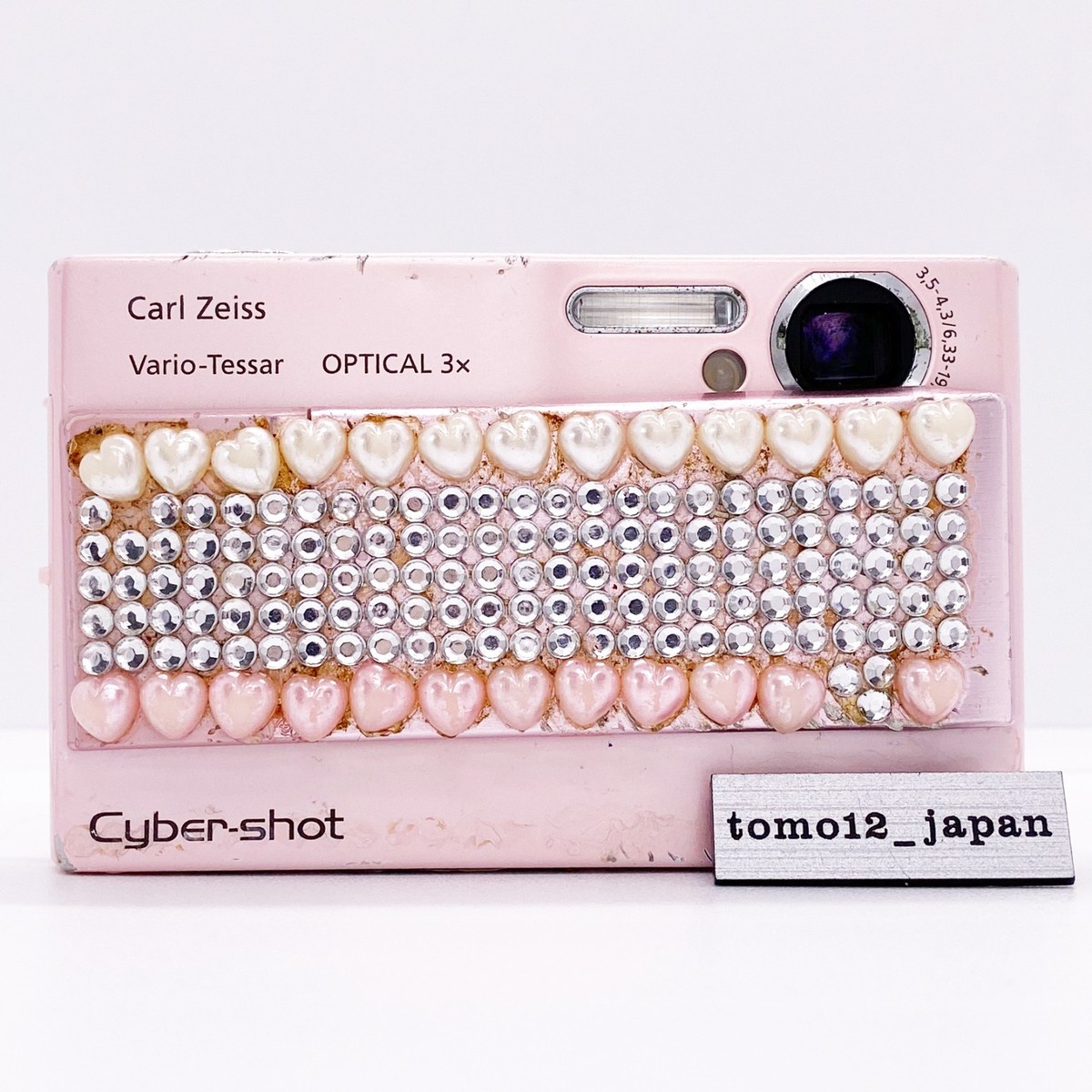 Jank SONY Cyber Shot DSC-T10 Pink 7.2MP 3x Zoom Compact Digital