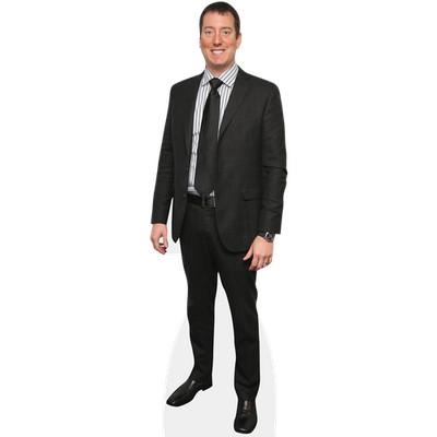 Kyle Busch (Suit) Pappaufsteller lebensgross