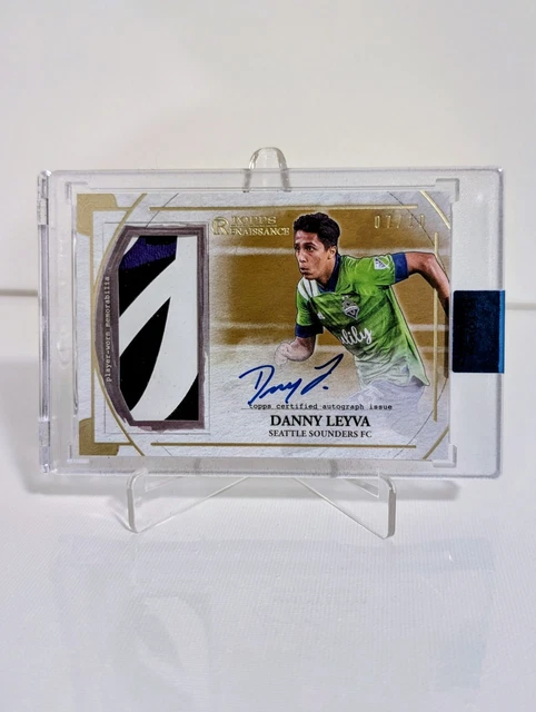 2022 Topps Renaissance MLS Gold Auto Relics /10 Daniel Leyva Danny Leyva