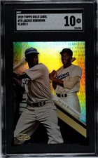 2019 Topps Gold Label #78 Jackie Robinson Class 2 SGC 10 Gem Mint