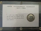 1964 Kennedy Half Dollar Capital Holder 90% Silver BU Peripheral Toning