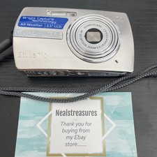 Olympus Stylus 710 7.1MP Digital Camera Silver 2.5" LCD Parts Only