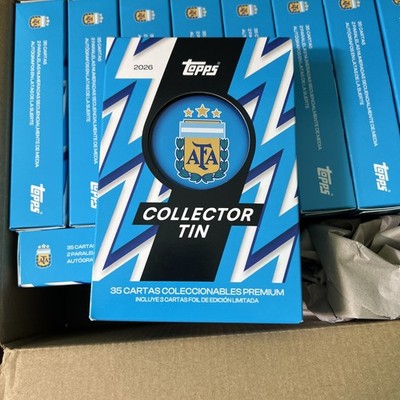 9x Topps 2026 Argentina Collector Tin Box | Neu &OVP on hand