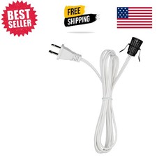 6ft Clip-In Lamp Cord for Christmas Village Houses Pumpkin Lights, Listed