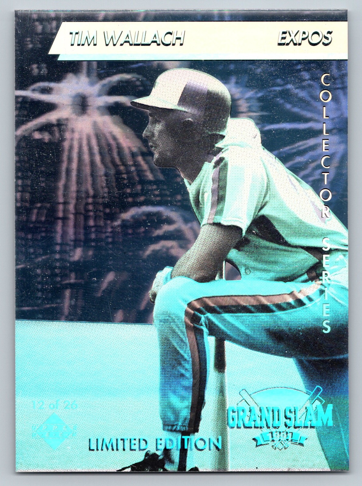 1991 Upper Deck Denny's Grand Slam Holograms #12 Tim Wallach
