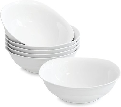 MALACASA Porzellan Set 6 Teile Müslischüsseln 6,6 Zoll Schalen
