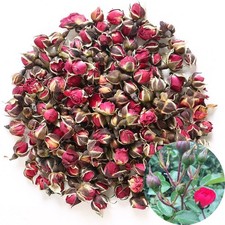 TooGet Dried Flower Tea Fragrant Red Golden-rim Rose Buds Rose Petals Natural H