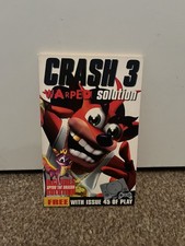Crash Bandicoot 3 Warped Solution Game Strategy Guide Cheat Book Booklet Play