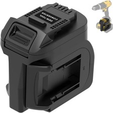 2 in 1 Adapter for Dewalt 20V Battery to for Dewalt 20V Cordless Power Tool