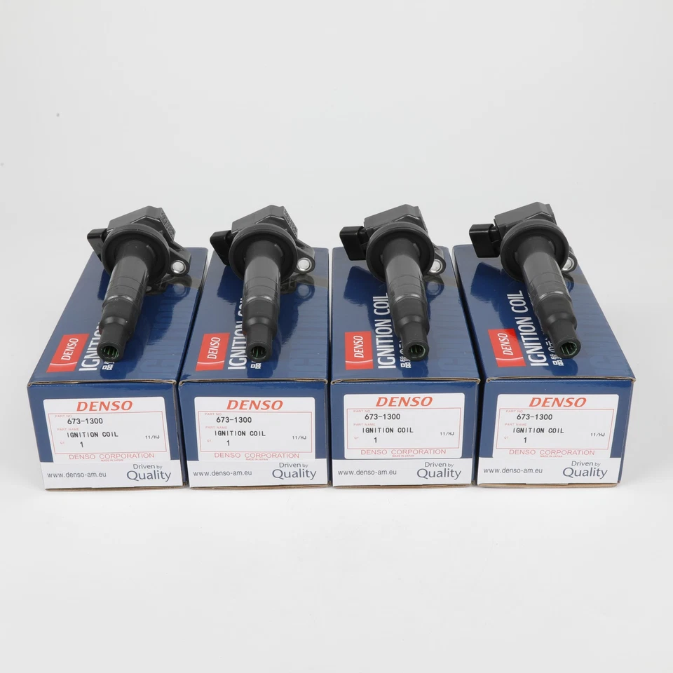 Nuevo OEM 90919-02239 Bobina de encendido Denso Juego de 4 piezas 1,8 L Toyota Corolla Celica Matrix Foto 2 de 4