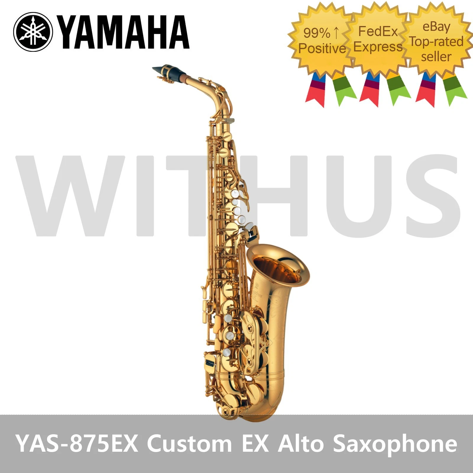 Yamaha YAS-875EX Custom EX Alto Saxophone Professional Pro w/ Case