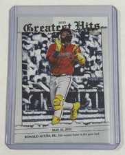 2026 Topps Series 1 Ronald Acuna Jr. #GH-19 2025 Greatest Hits Braves
