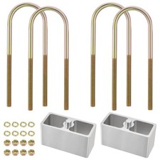 3-1/2 inch Universal Leaf Spring Lowering Block Kits, 5" Length x 2-1/3 Width...