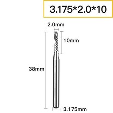 Schaftfräser Ersatz 3.175 Mm Griffdurchmesser CNC-Gravur Hohe Qualität