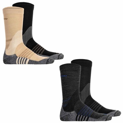 Salomon Unisex Wandersocken, 2er Pack - X Ultra Access Crew, Sportsocken, atm...