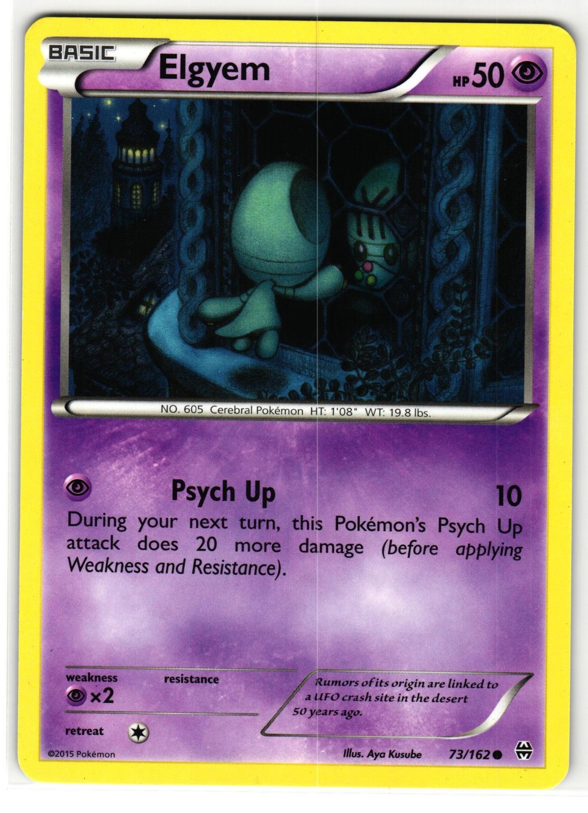 ELGYEM 73/162 BREAKTHROUGH ENGLISH POKEMON TCG
