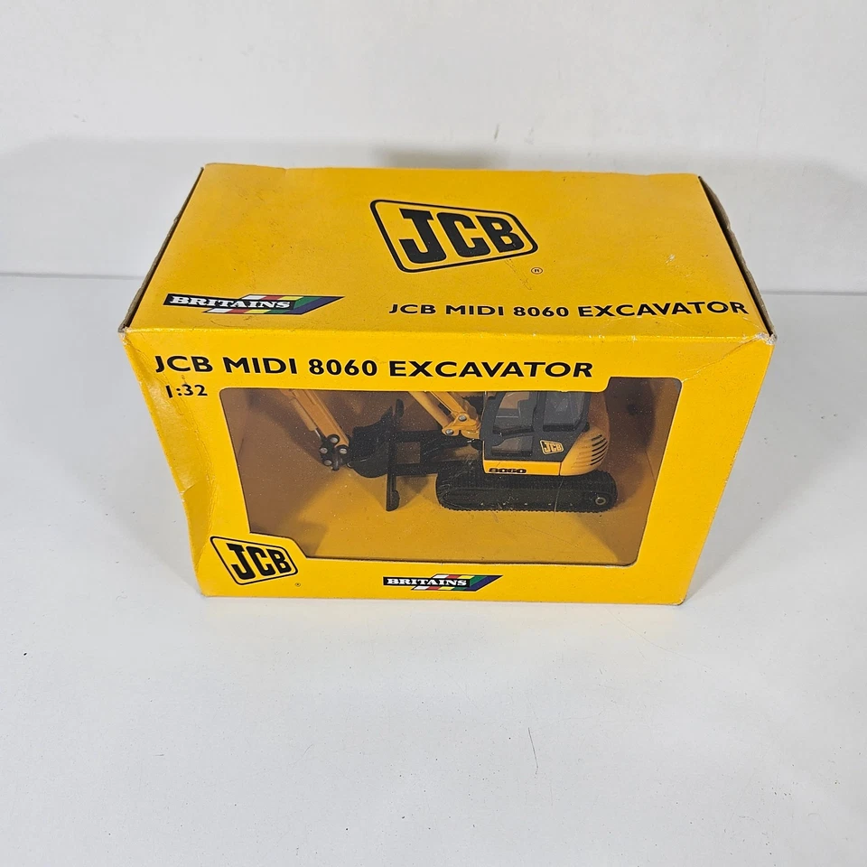 Britains JCB Midi 8060 Excavator Model 40513 1:32 Scale Diecast Box Packed. - Image 2 of 4