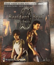 Resident Evil Zero Official Strategy Guide 2002, Paperback - VG With Poster