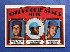 1972 Topps - 1972 Rookie Stars Jon Matlack, Leroy Stanton, Buzz Capra #141 (RC)