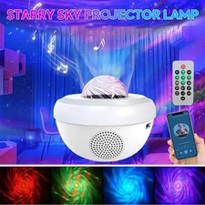Bluetooth Speaker Vortex Aurora Starry Sky Projection Atmosphere Night Light USB