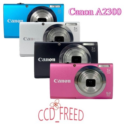 Canon PowerShot A2300 HD Digital Camera 16.0 MP 5x Optical Zoom