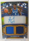 2025-26 Bowman Best U AJ Dybantsa Prospect Dual Patch Auto Gold /50 #PDA-AD